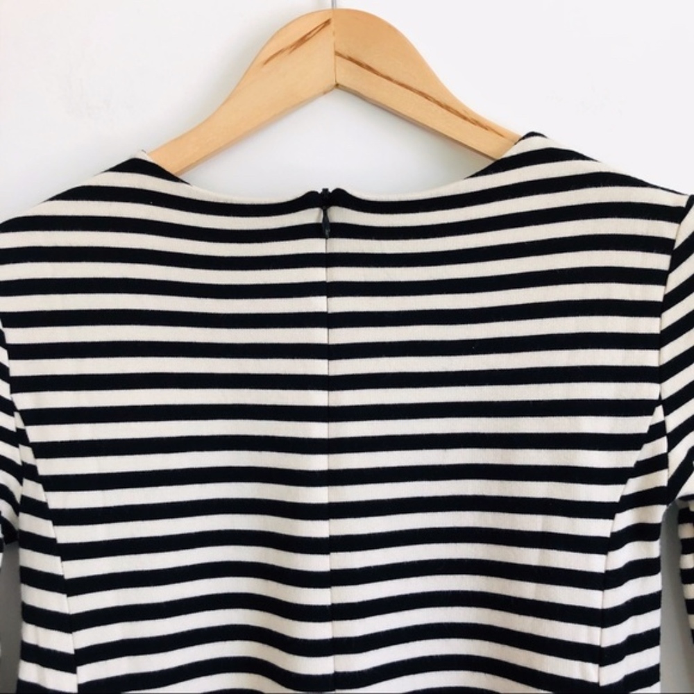 Madewell Hi-Line Striped Dairy Dress - Picture 6 of 8